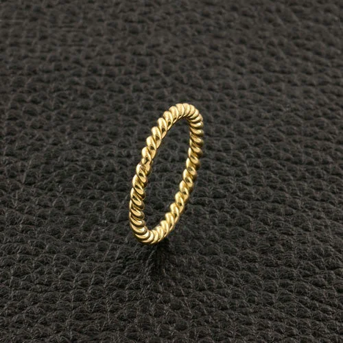 Yellow Gold Twist Ring