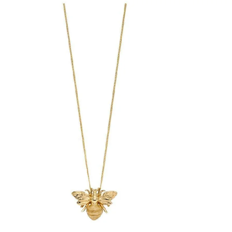 9ct Yellow Gold Bee Pendant