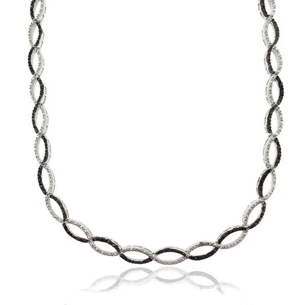 Pretty Plus Silverplated 1/4ct TDW Diamond Necklace (I-J, I2-I3)