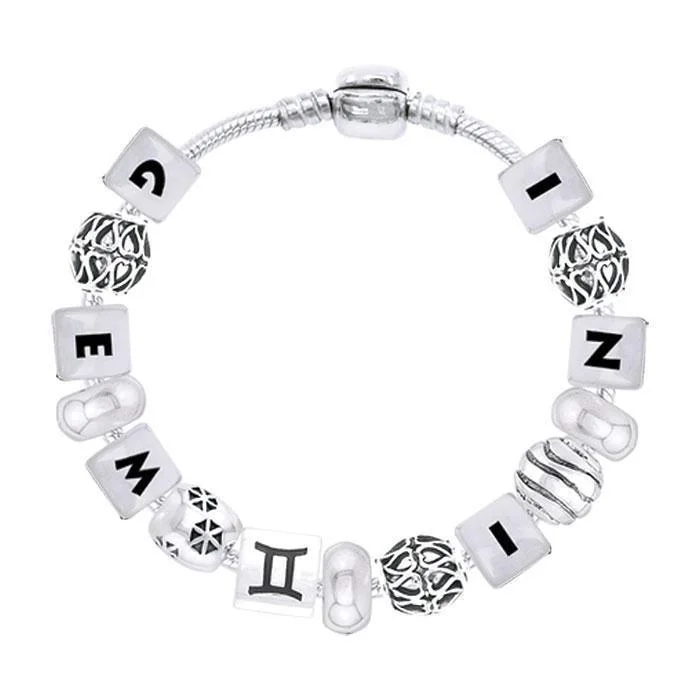 Gemini Astrology Bead Bracelet TBL337