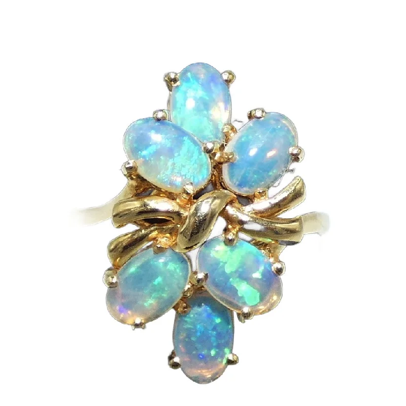 14K Gold Opal Ring