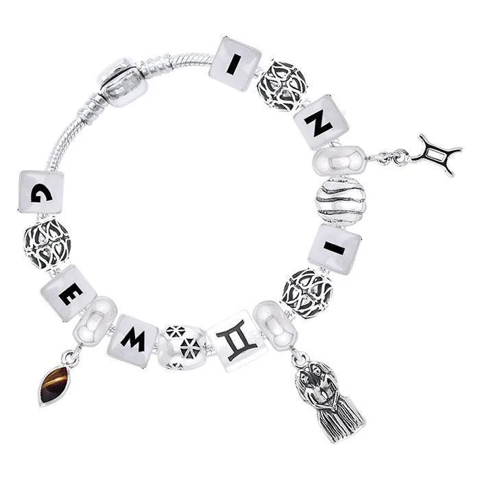 Gemini Astrology Bead Bracelet TBL325