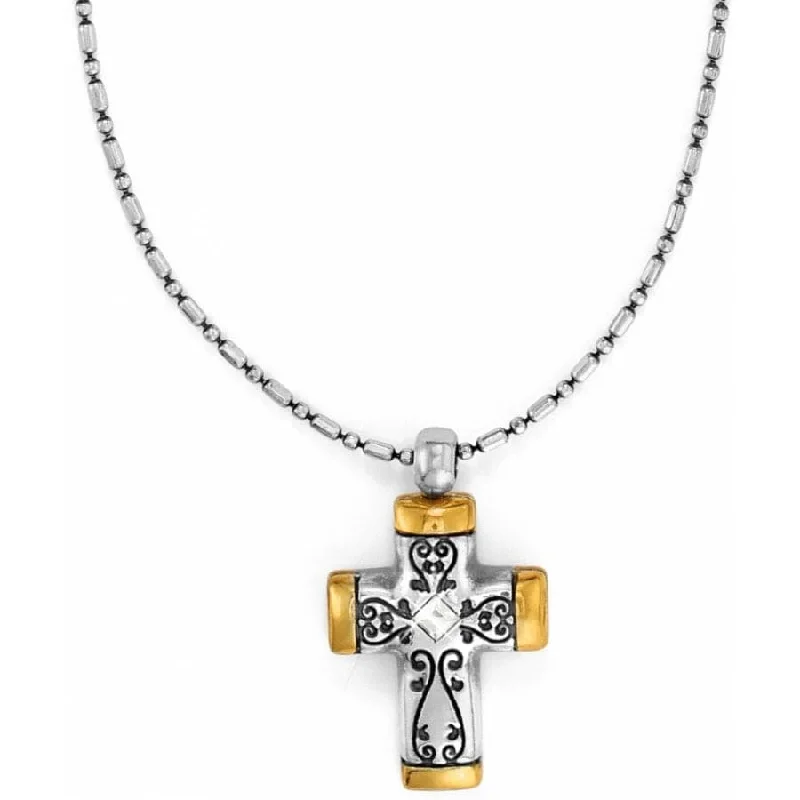 Venezia Petite Cross Necklace