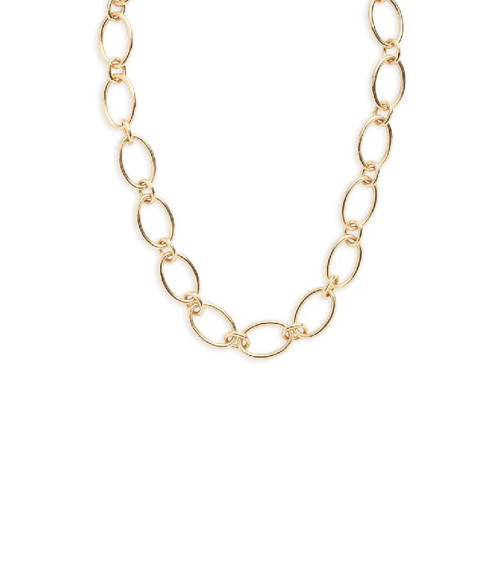 Oval Link Chain Necklace