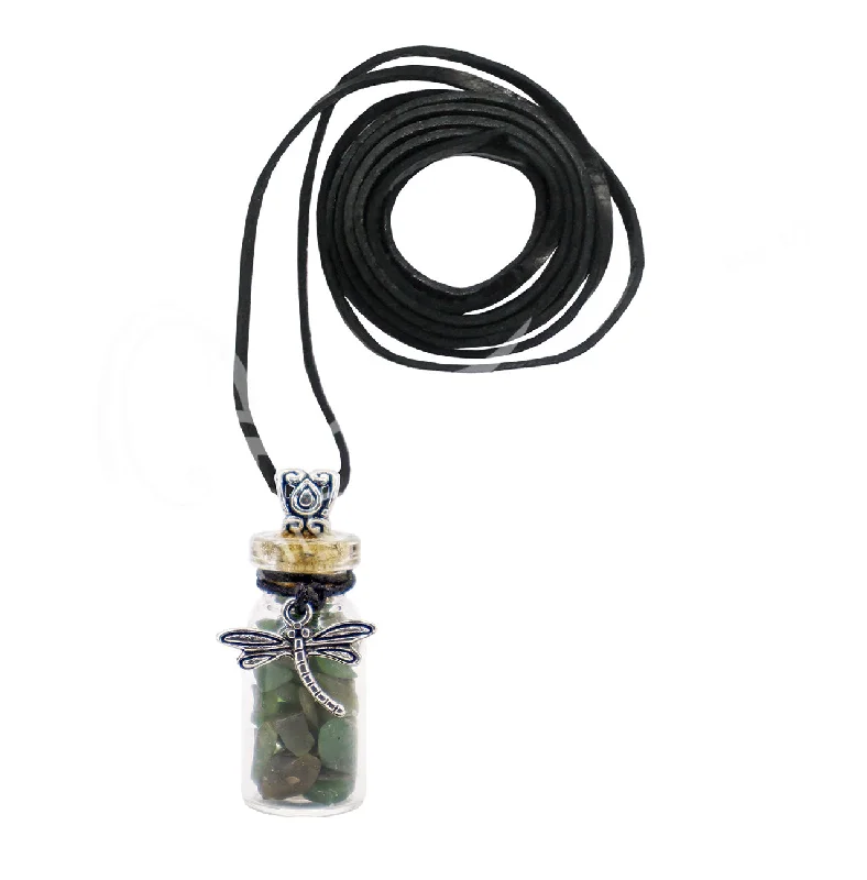 Green Aventurine Bottle Necklace