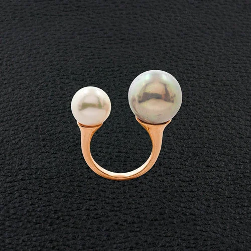 Double Pearl Ring