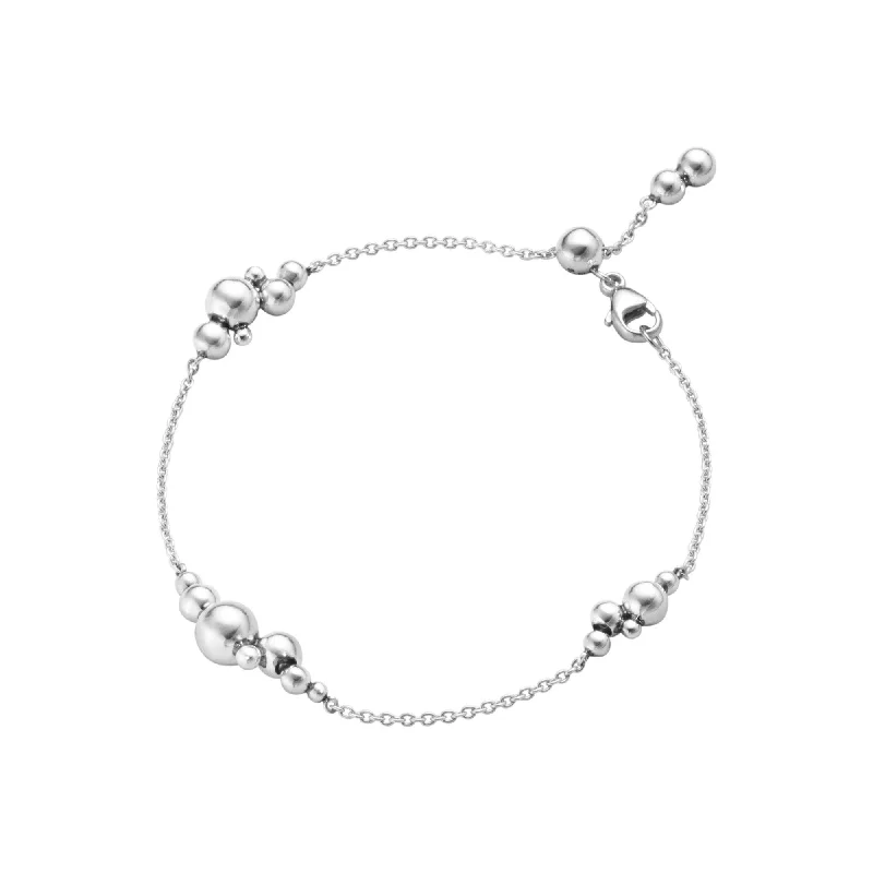 Silver Moonlight Grapes Bracelet