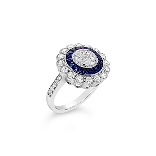 Sapphire & Diamond Ring