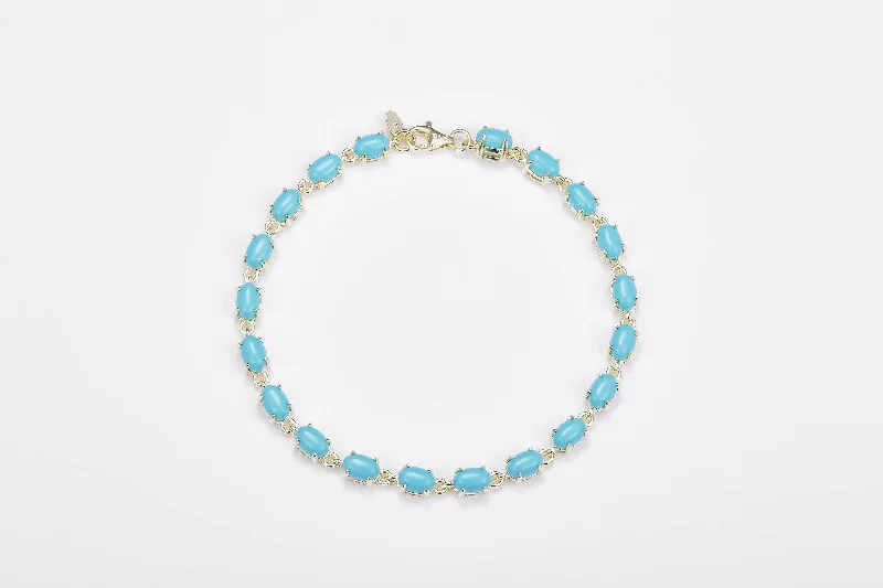 Tennis Pietra Bracelet -Tourquoise