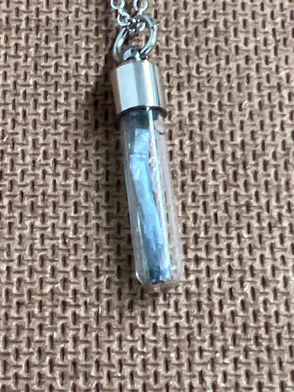 Small Vivianite Shard Necklace