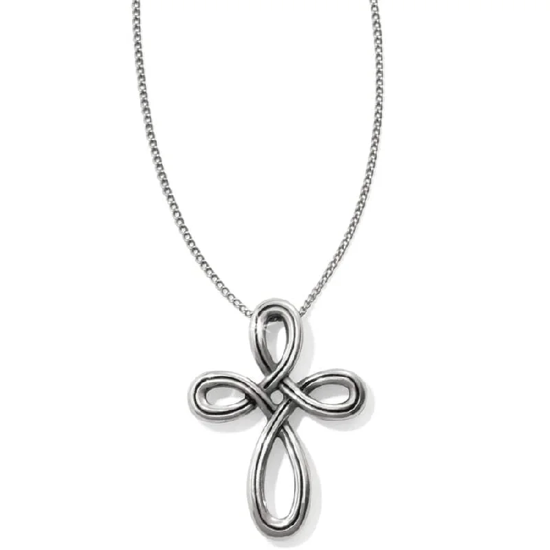 Interlok Petite Cross Necklace