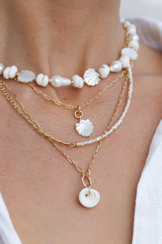 Seashell Chain Necklace - Kainalu