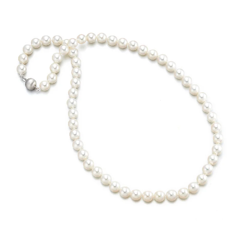 7mm White Akoya Pearl Necklace