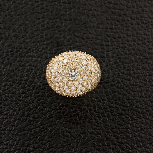 Diamond Bombe Ring