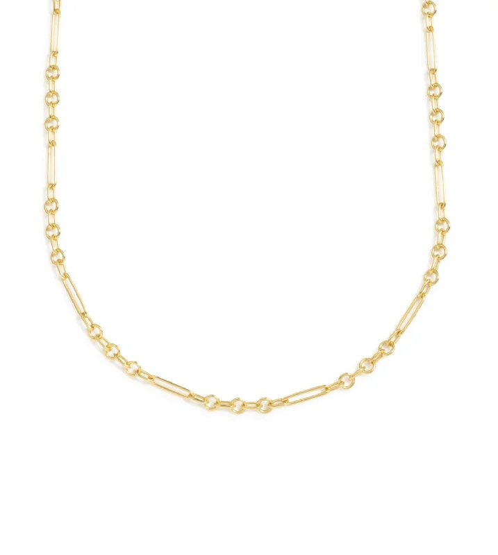 Fine Mixed Clip Chain Necklace