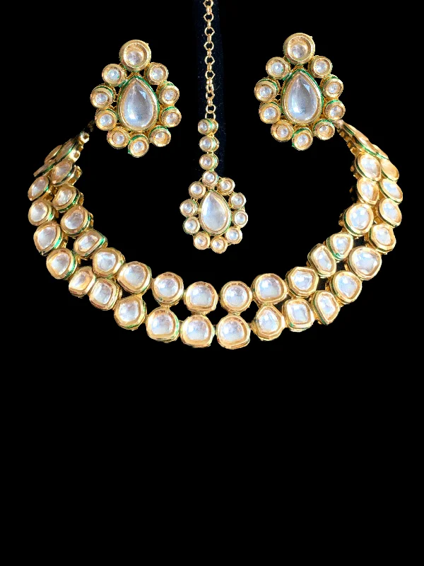 NS80 Mohini bridal necklace in high quality kundan ( READY TO SHIP  )