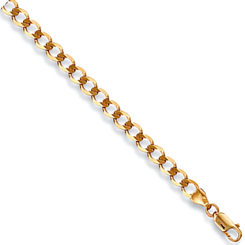 Curb Bracelet - 9ct Yellow Gold