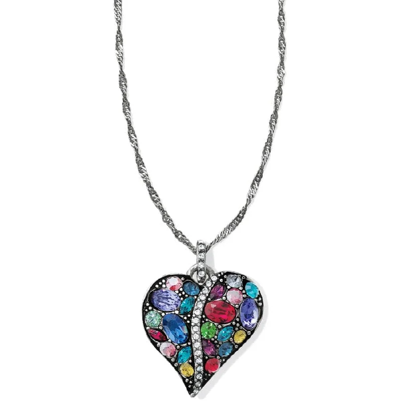 Trust Your Journey Heart Necklace