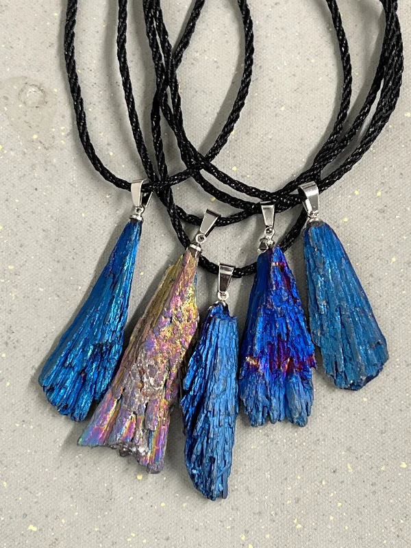 Aura Kyanite Necklace