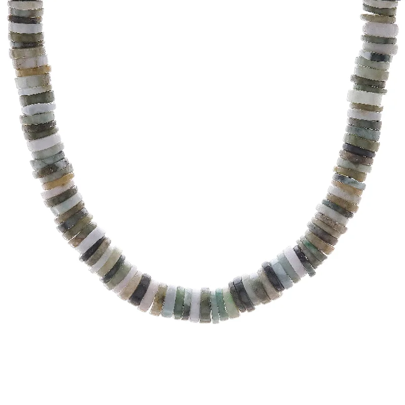 Novica Handmade Elegant Stones Jade Beaded Necklace