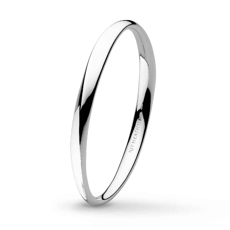 Silver Bevel Cirque Bangle