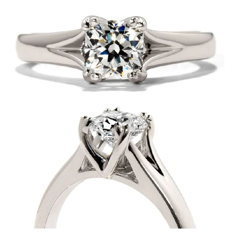 0.31ct Seduction Diamond Solitaire Platinum Ring