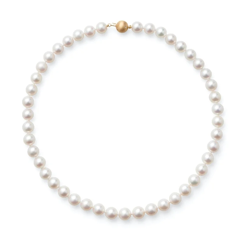 8.5mm White Pearl Necklace